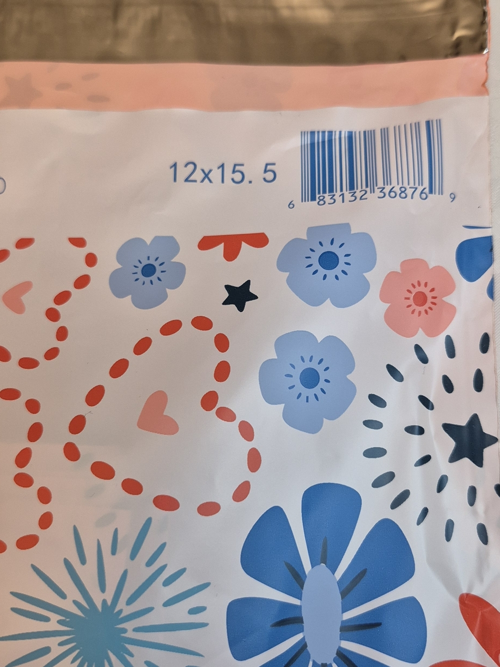Poly Mailers 25 (12x15.5) + 25 Thank You Cards (4x6) Patriotic 4th Of July - Picture 4 of 5